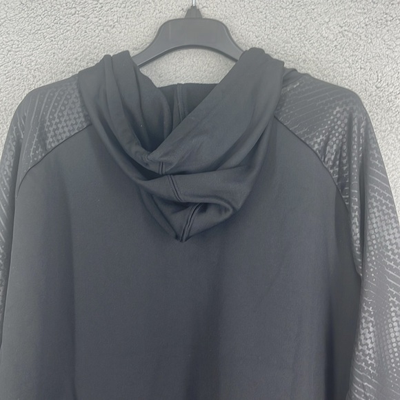 Miami Heat NBA black red hoodie long sleeve kangaroo pocket men’s XL pullover - Picture 12 of 13